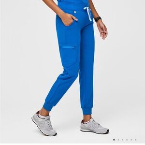 Figs royal blue XS Zamora jogger scrub pants